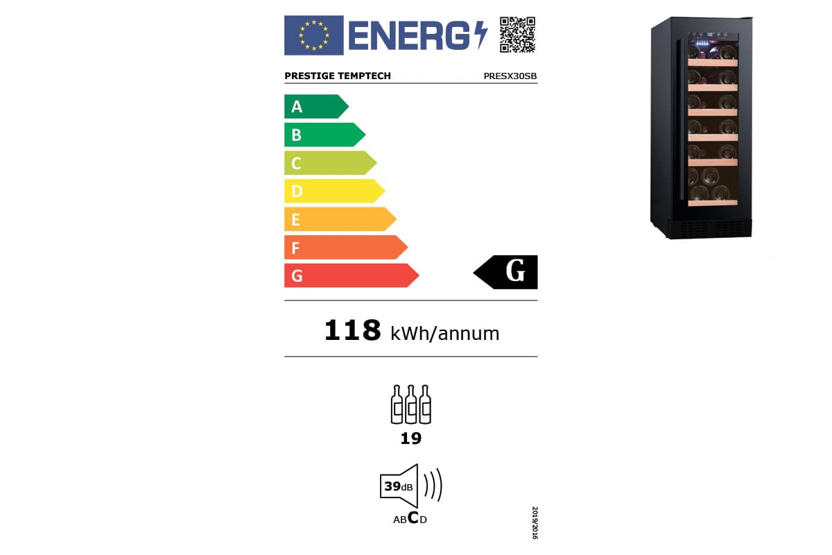 Шкаф винный Temptech PRESX30SB