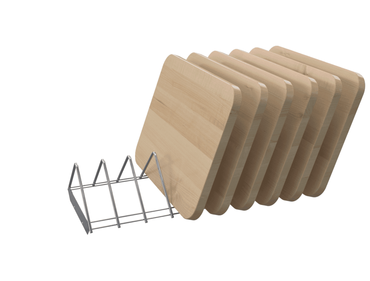 Комплект полки для досок шкафа Atesy ШЗДП-4-1200-02-1