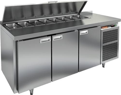 Стол холодильный (саладетта) Hicold SL1-111GN с крышкой