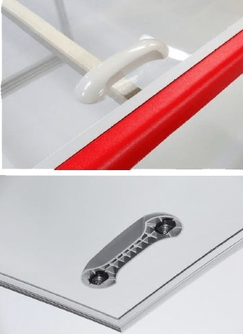 Ларь морозильный Снеж МЛП-400 красный