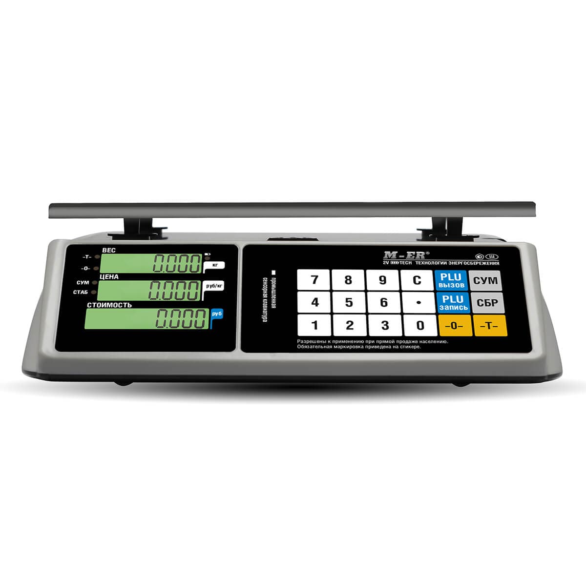 Весы торговые настольные M-ER 328 AC-6.1 "TOUCH-M" LCD