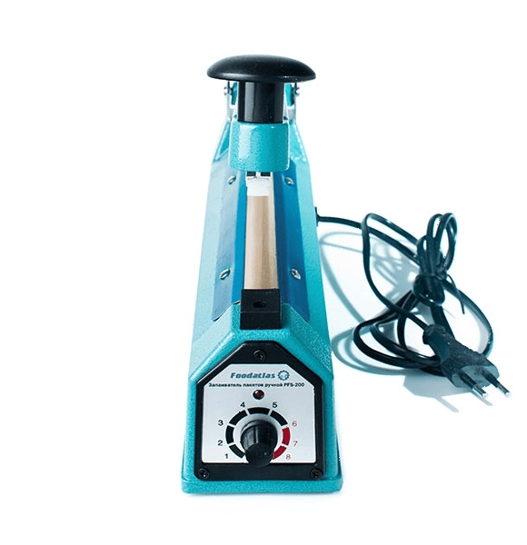 Запайщик пакетов ручной Foodatlas PFS-200 Pro (металл, 2 мм)