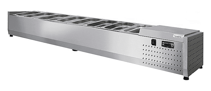 Витрина холодильная настольная Finist ToppingBox НХВо-3