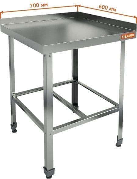 Стол производственный угловой Hicold НБМСУН-6/7Б