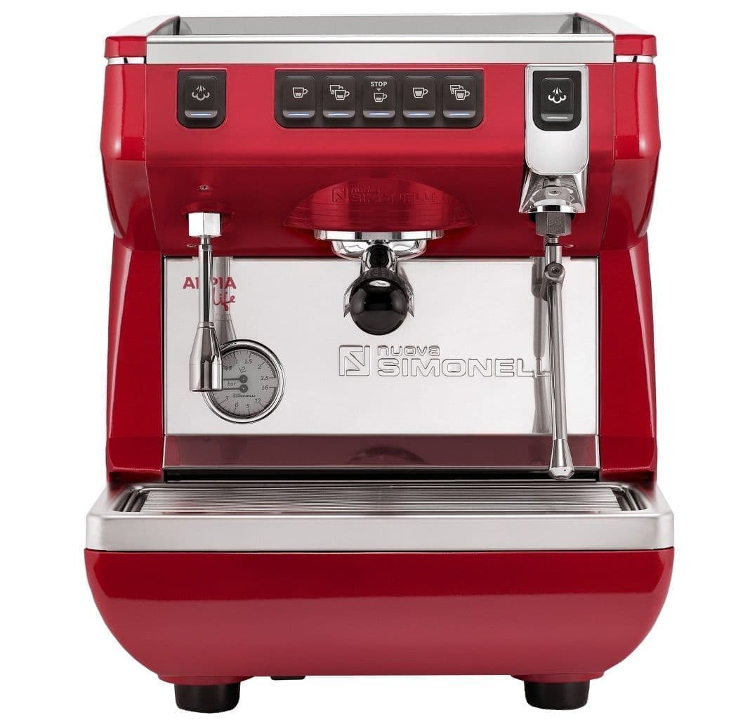 Кофемашина рожковая Nuova Simonelli Appia Life 1Gr V, red