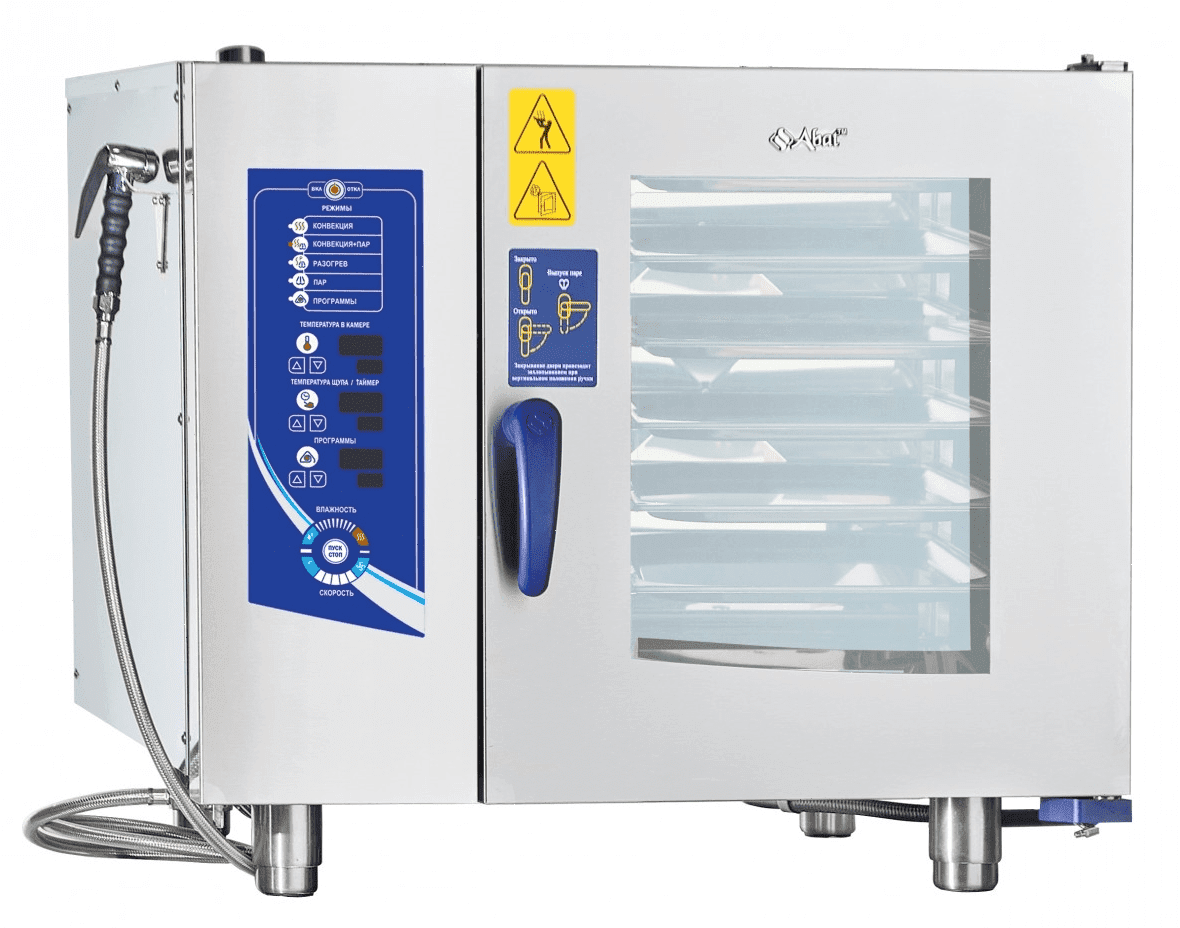 Пароконвектомат Abat ПКА 6-1/1ВМ2 лицо нерж. (11000035623)