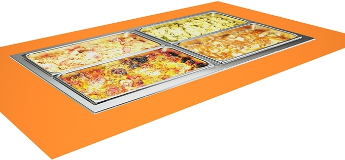 Встраиваемая охлаждаемая ванна Техно-ТТ ОВ-705БД