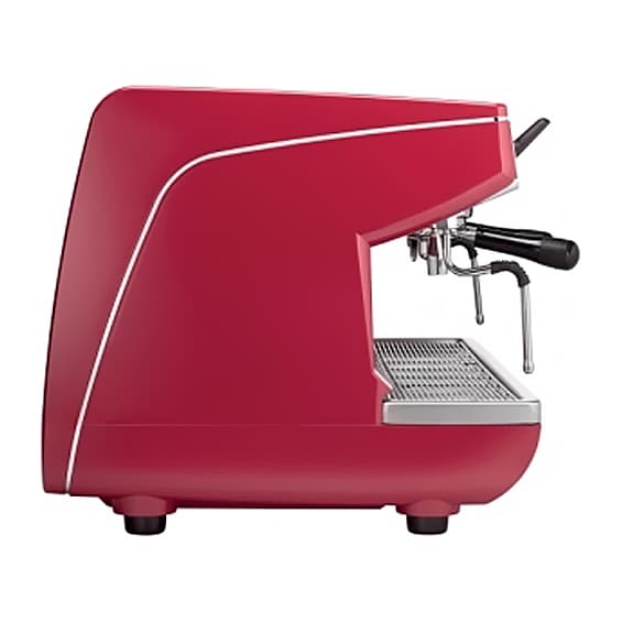 Кофемашина рожковая Nuova Simonelli Appia Life Compact 2Gr S высокие группы, экономайзер, красная