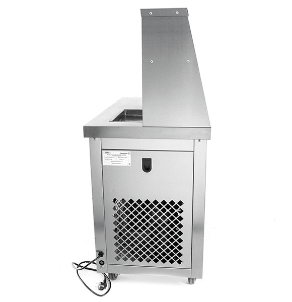 Фризер для жареного мороженого Foodatlas KCB-1F (контейнеры, стол для топпингов)