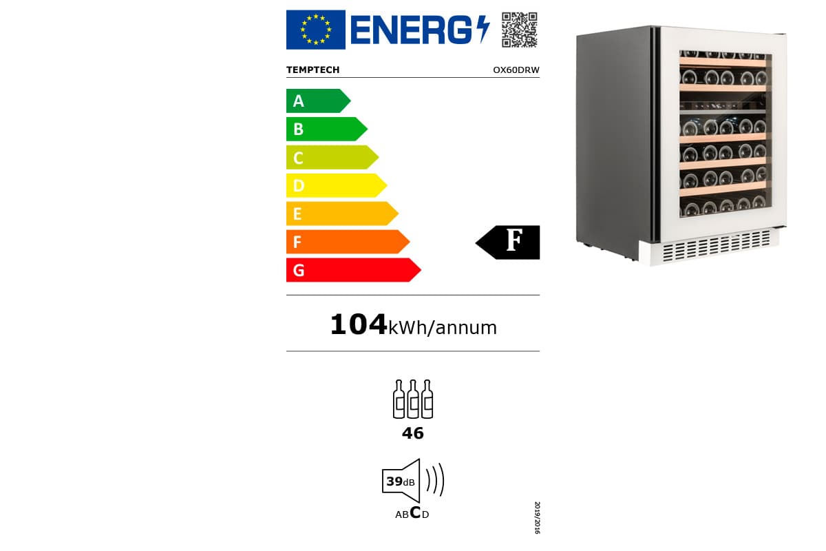 Шкаф винный Temptech OX60DRW