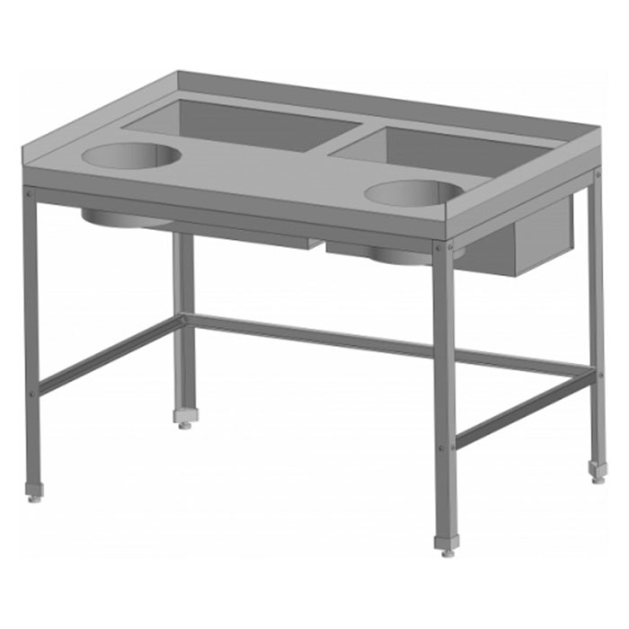 Стол для обработки корнеплодов и овощей Restoinox СДК-15/8-ЭН