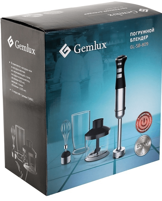 Миксер ручной Gemlux GL-SB-809