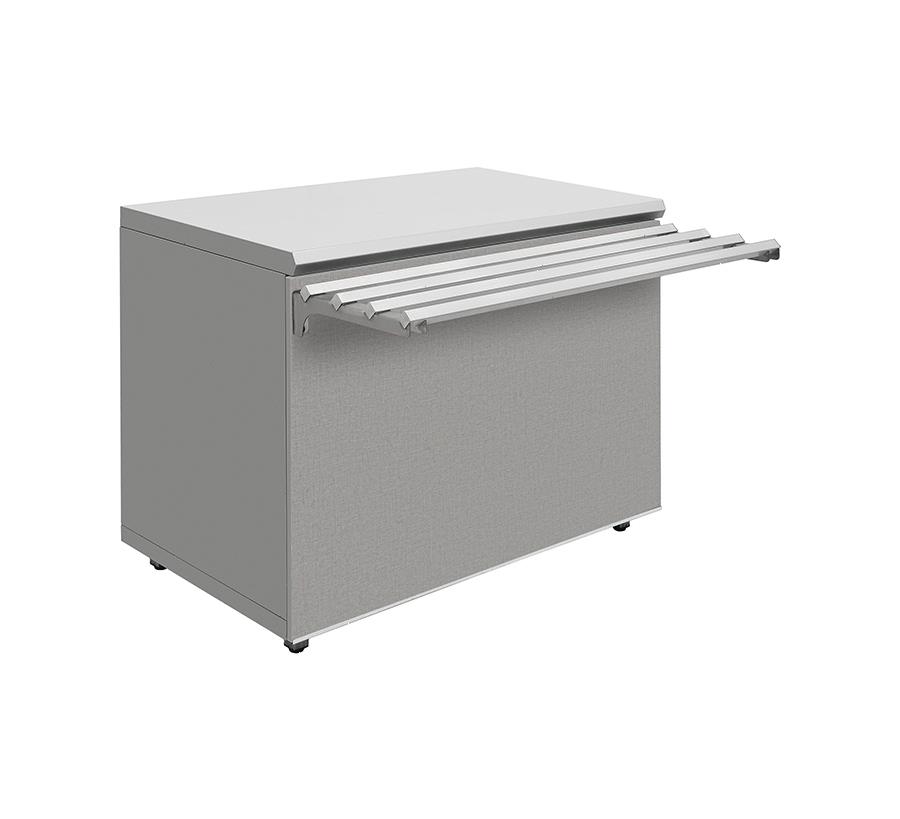 Прилавок нейтральный Luxstahl ПН-1200