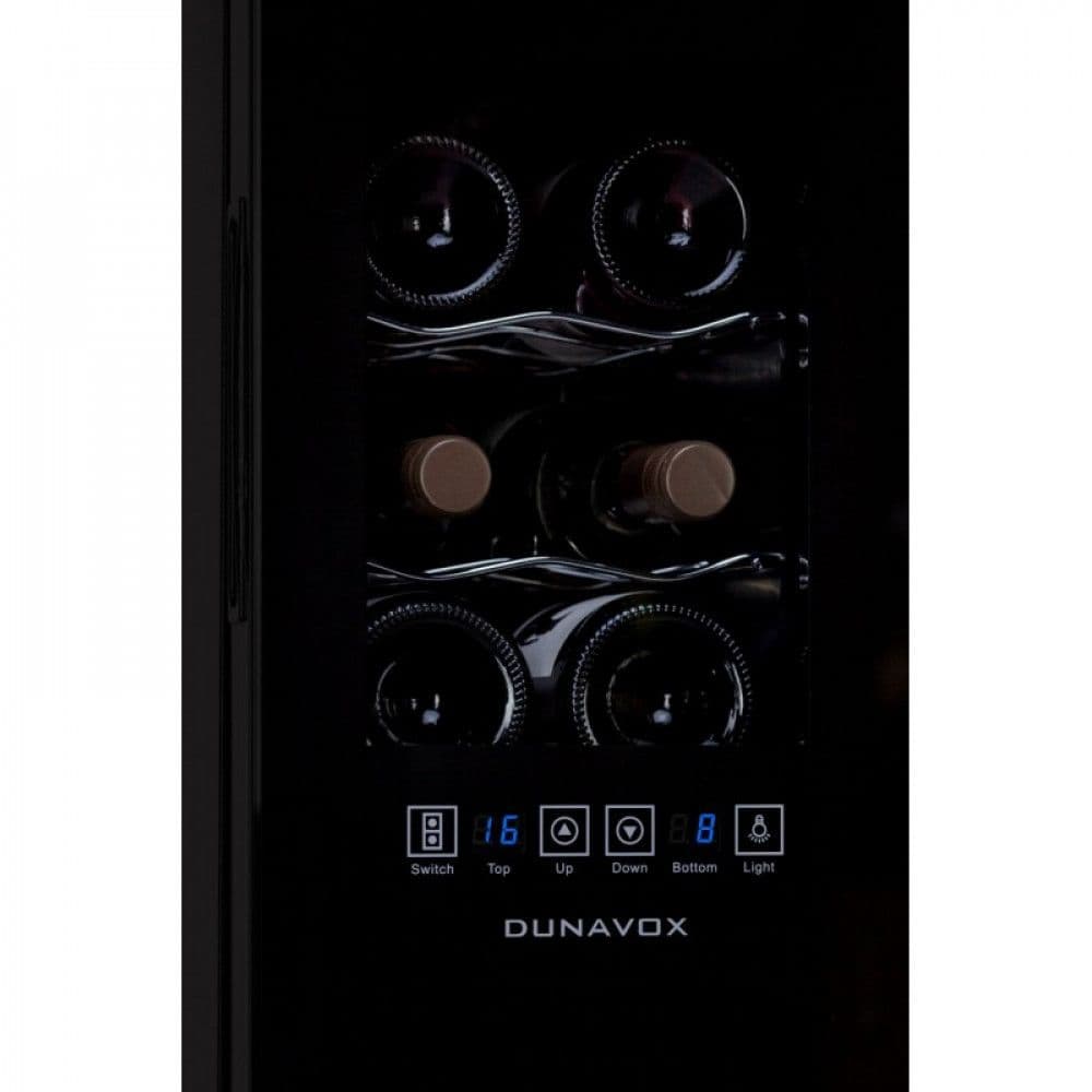 Шкаф винный Dunavox DAT-12.33DC