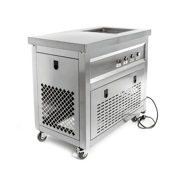 Фризер для жареного мороженого Foodatlas KCB-1F (стол для топпингов)