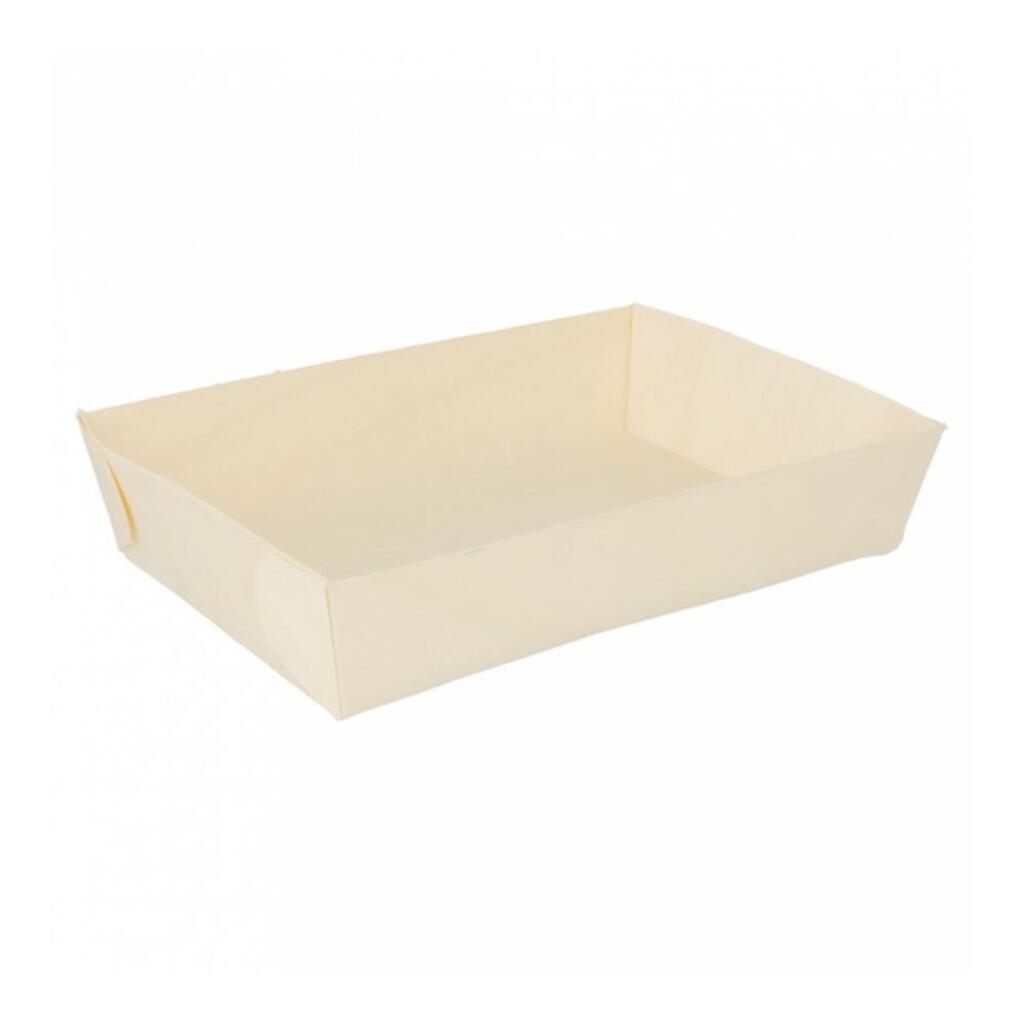 Контейнер прямоугольный 19х13х4 см, 25 шт/уп, дерево Garcia De Pou | 223.65