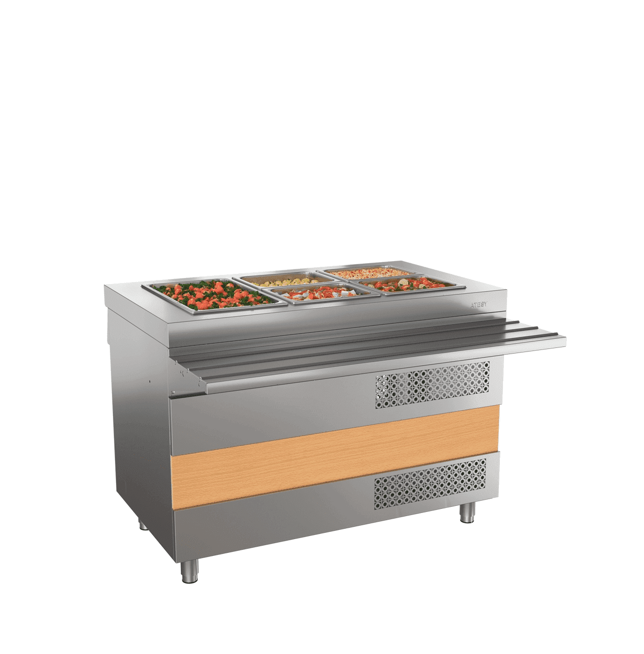 Стол охлаждаемый Atesy Ривьера ОС-1200-02 без полок