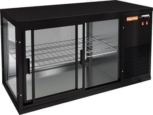 Витрина холодильная Hicold VRL 1300 R Black