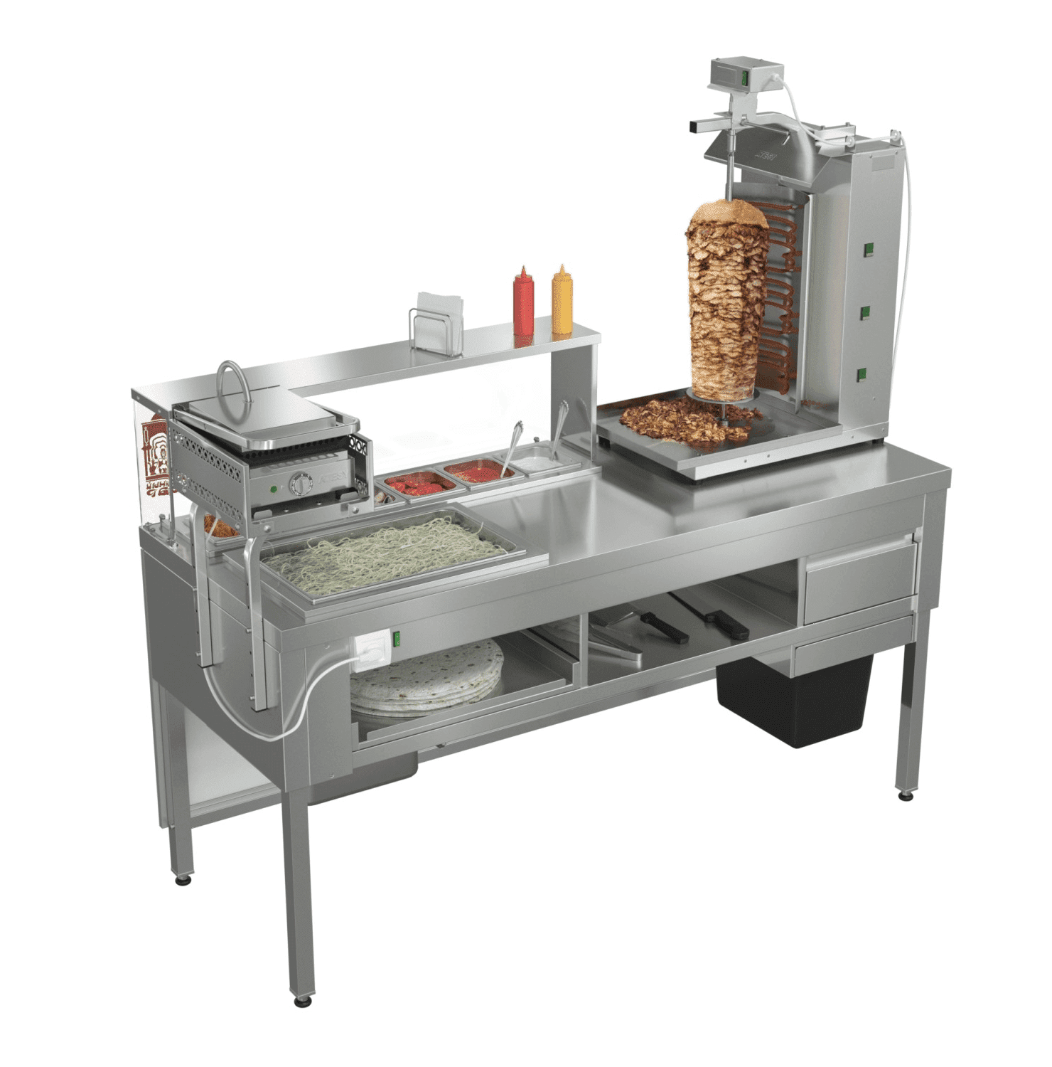 Шаурма-станция Atesy Восточный базар ШС-1800.700-02