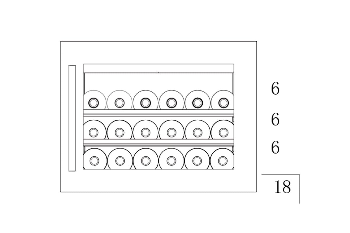 Шкаф винный Temptech OBI 45 SS