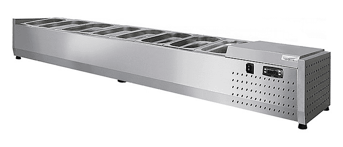 Витрина холодильная настольная Finist ToppingBox НХВо-4