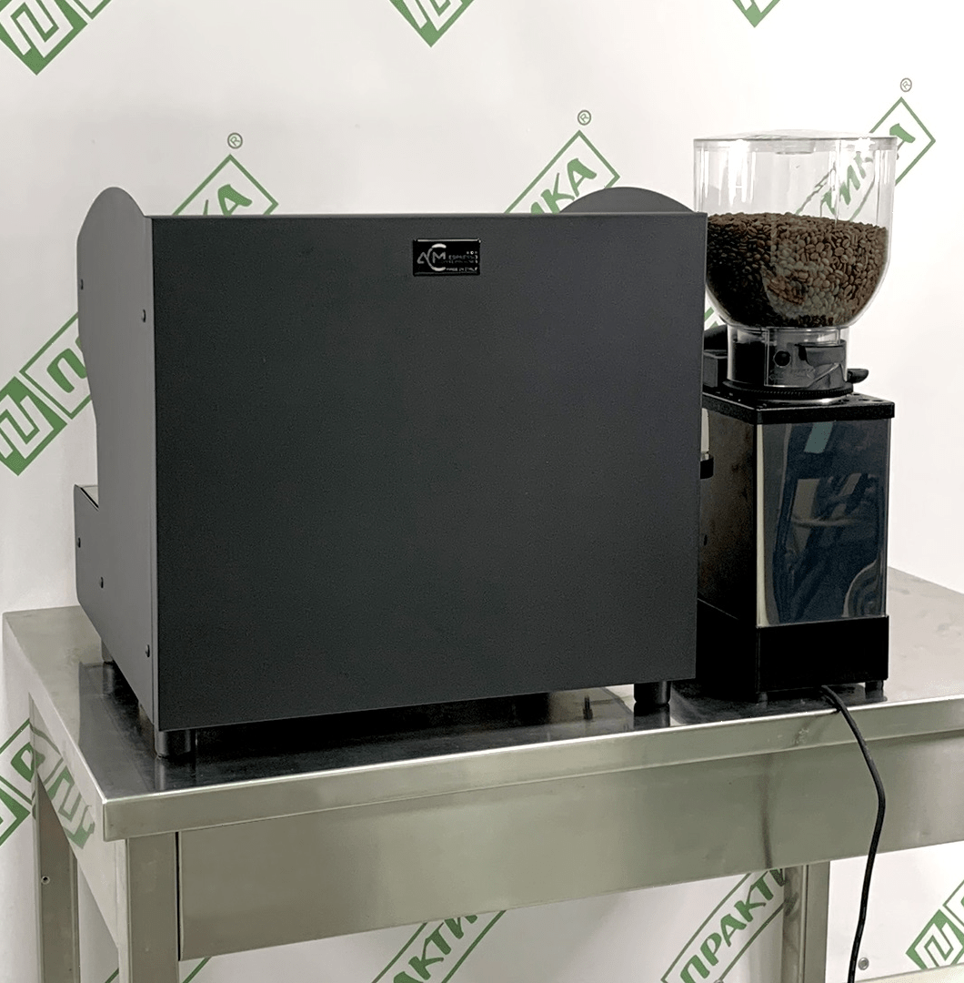 Кофемашина рожковая ACM Rounder 2 GR NERO (ACMRD002N+high cup+ cup warmer) высокие группы