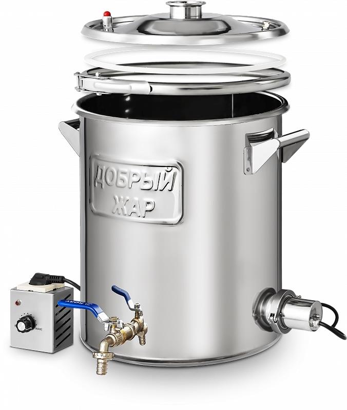 Самогонный аппарат Добрый Жар Домашний, 25 литров ТЭН