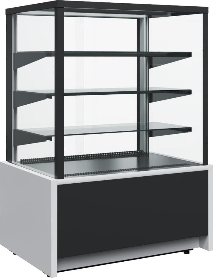 Витрина кондитерская Carboma KC70 VM 0,9-1 (ВХСв-0,9д Сube Техно) 9006-9005