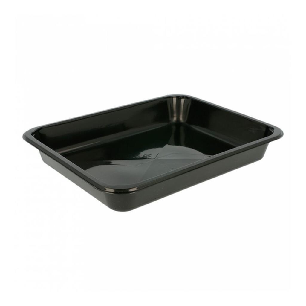 Контейнер односекционный черный, СВЧ, 22,5х17,5х3 см, PP, 125 шт/уп Garcia De Pou | 110.36