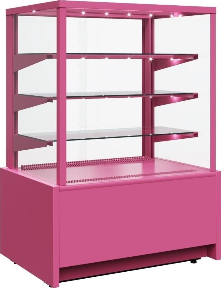 Витрина кондитерская Carboma KC70 VM 1,3-1 (ВХСв-1,3д Cube) 0102-0109