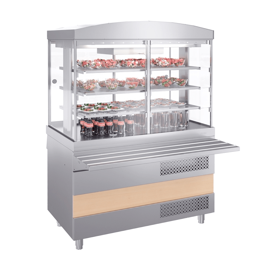 Витрина холодильная Atesy Ривьера ХВ-1120-02