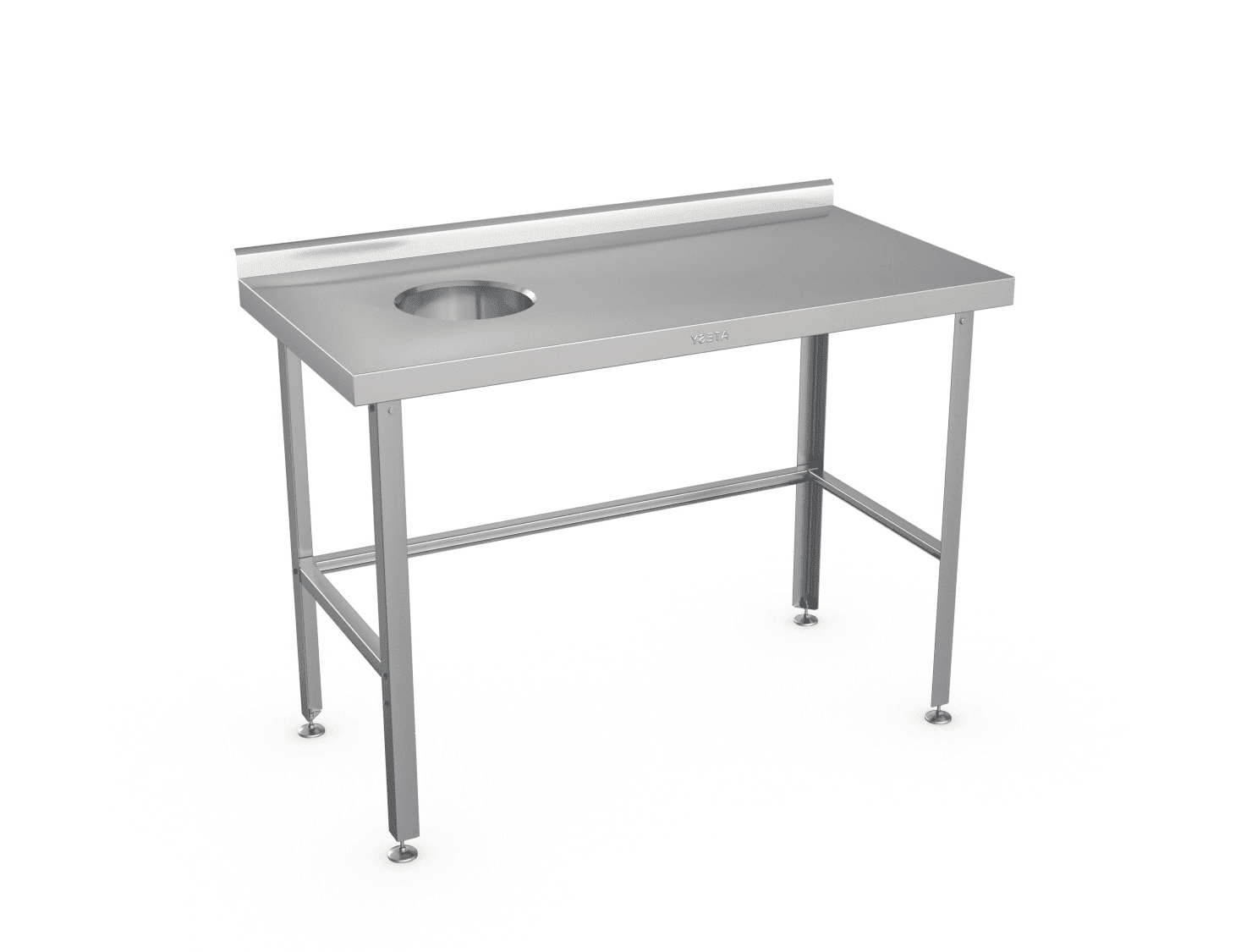 Стол для сбора отходов Atesy СРО-С-1Л-1500.600-02 (СРО-3/1500 левый)