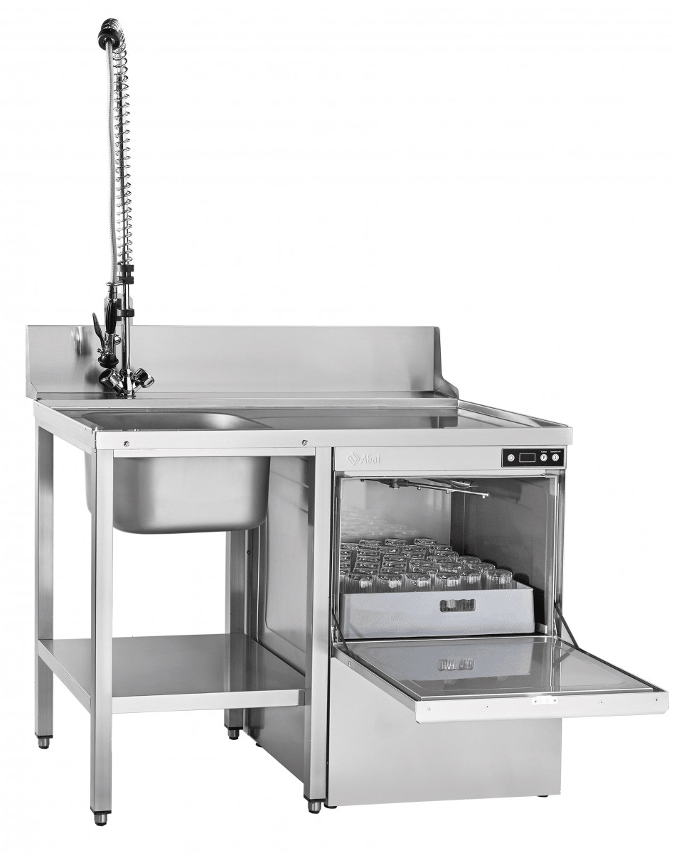 Фронтальная посудомоечная машина Abat МПК-500Ф (71000006040)