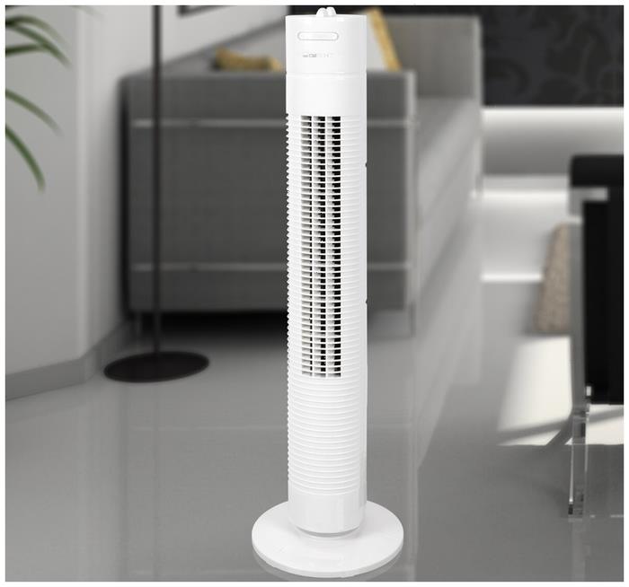 Колонный вентилятор Clatronic Tower ТВЛ 3770 белый