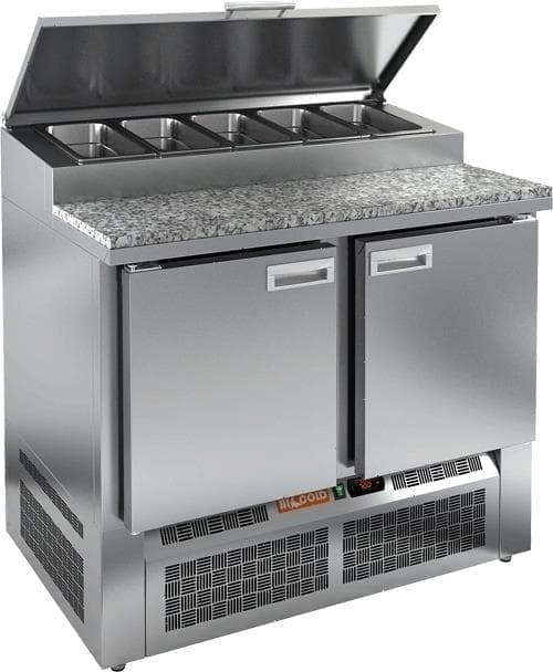 Стол холодильный (для пиццы) Hicold PZE1‑11/GN камень