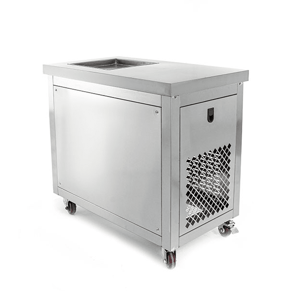 Фризер для жареного мороженого Foodatlas KCB-1F (стол для топпингов)