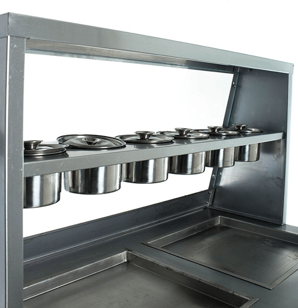 Фризер для жареного мороженого Foodatlas KCB-2F (контейнеры, 2 компрессора)