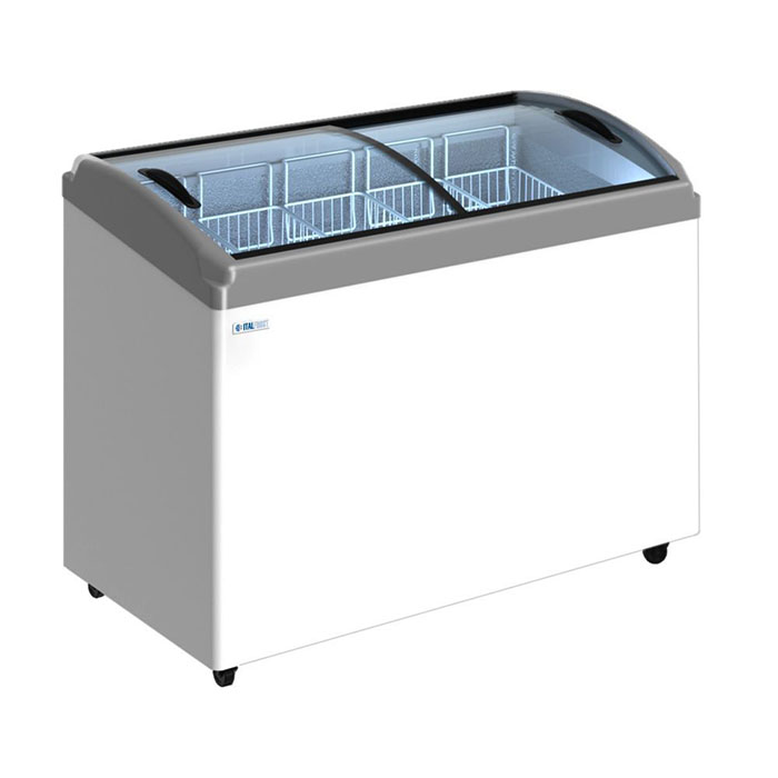 Ларь морозильный Italfrost СF600C (ЛВН 600 Г) серый, 7 корзин