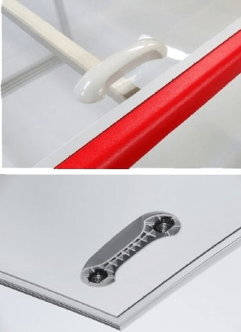 Ларь морозильный Снеж МЛГ-400 красный