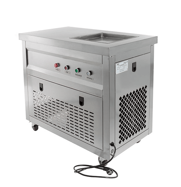 Фризер для жареного мороженого Foodatlas KCB-1F (световой короб, стол для топпингов)