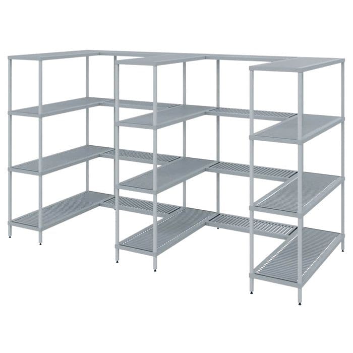 Стеллаж модульный Polair Load.Me Poly 18AL.4PP40.16, основной
