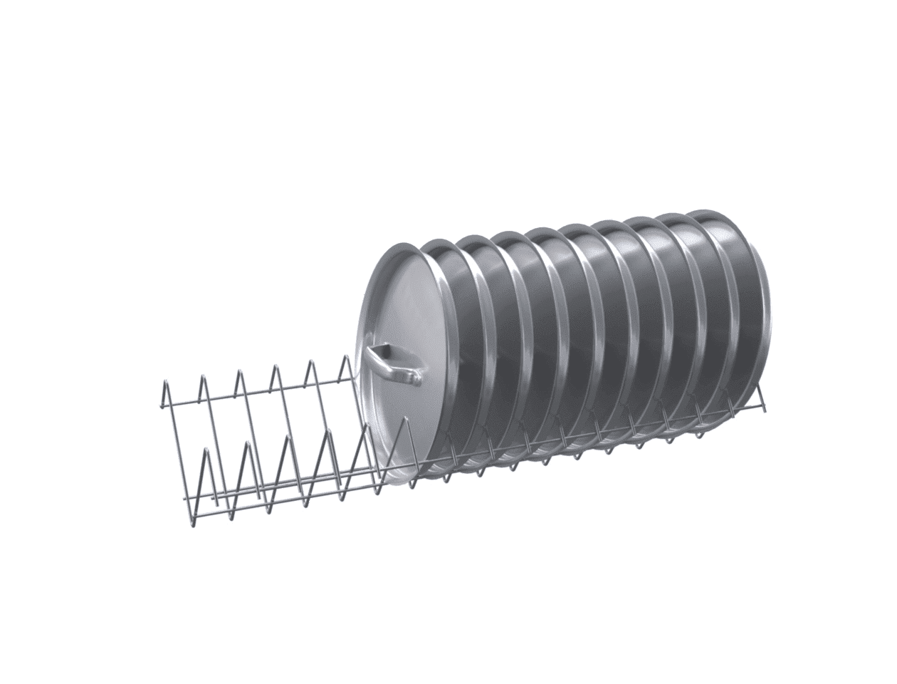 Комплект полки для крышек шкафа Atesy ШЗДП-4-1200-02-1