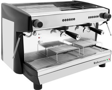 Кофемашина рожковая Robustezza DE2E 220/380 высокие группы 185 мм, дисплей, черная