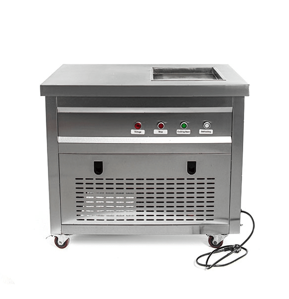 Фризер для жареного мороженого Foodatlas KCB-1F (световой короб, стол для топпингов)