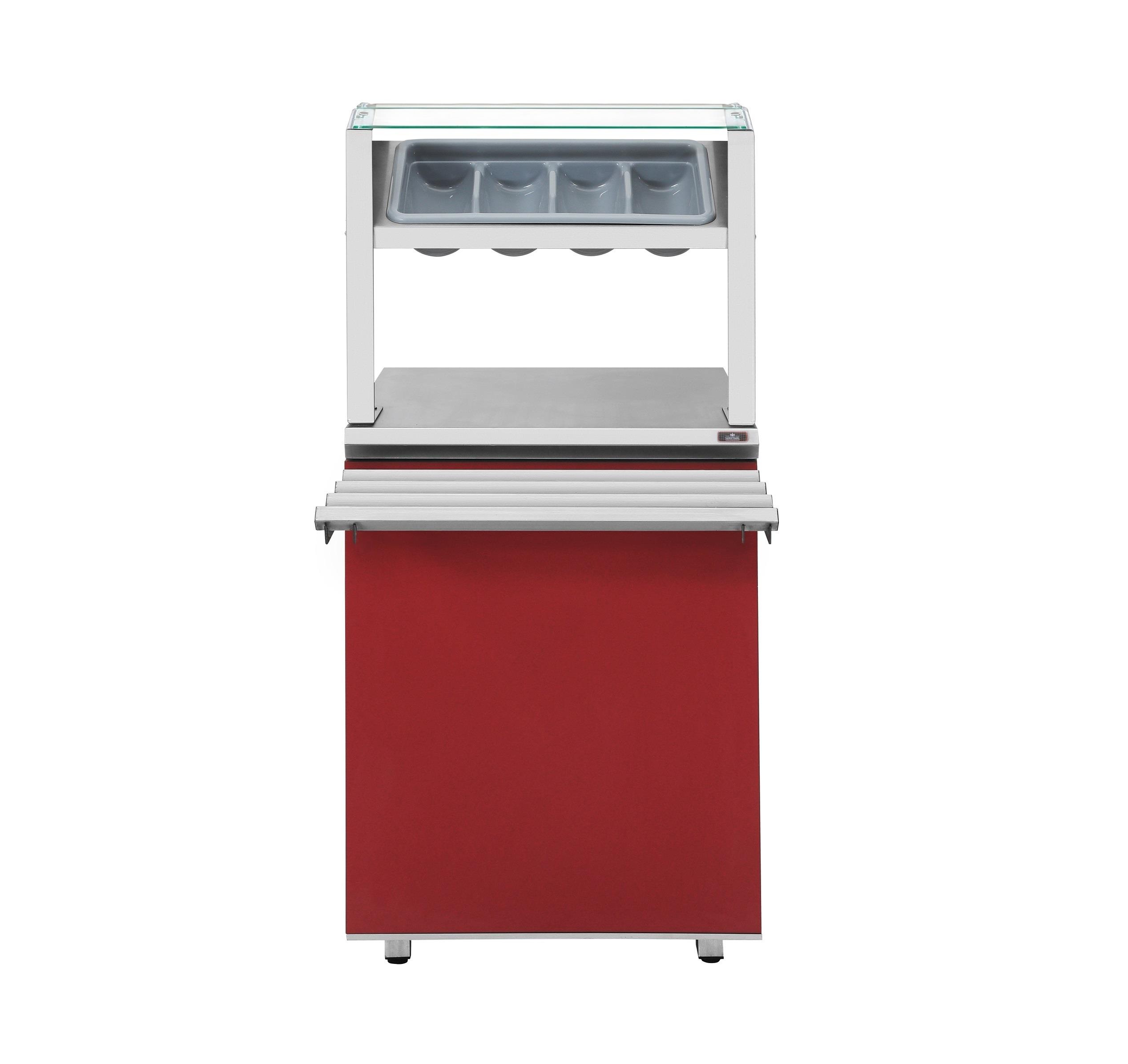 Прилавок для приборов и подносов Luxstahl ПП-600