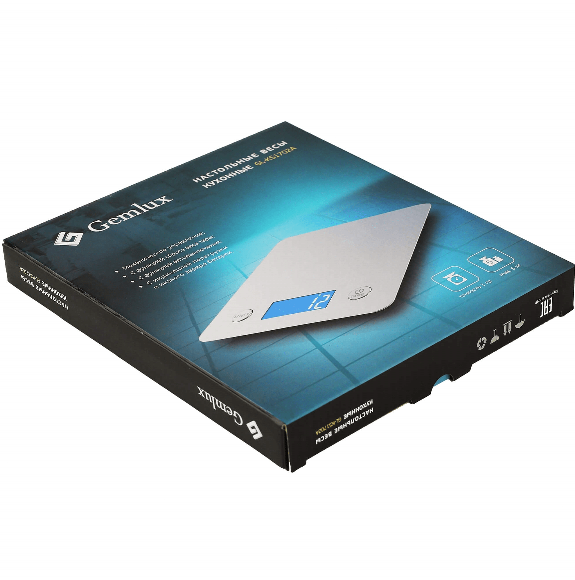 Весы кухонные Gemlux GL-KS1702A