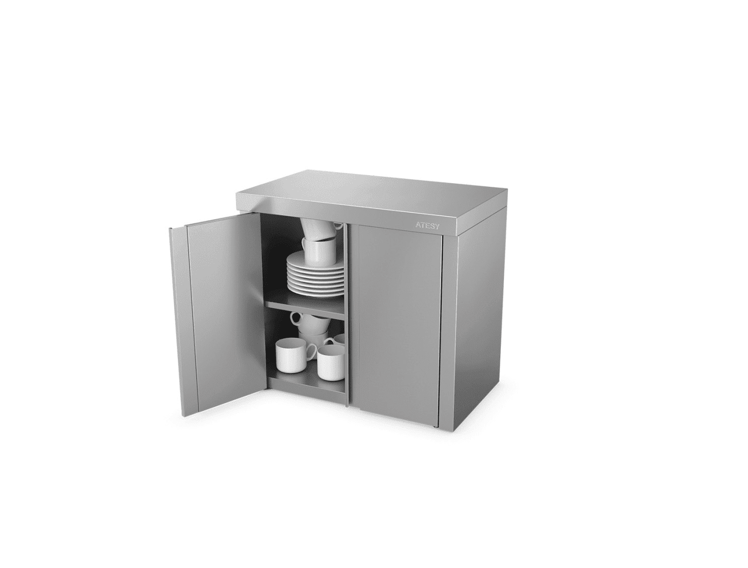 Полка кухонная закрытая Atesy ПЗК-С-800.420.640-02-Р (ПЗК-800)