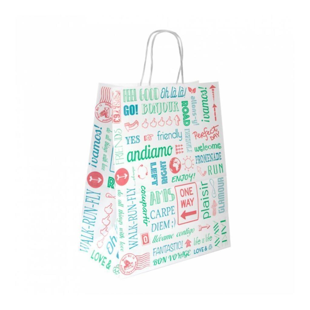 Пакет с ручками Parole, 26+14х32 см, бумага Garcia De Pou | 230.05