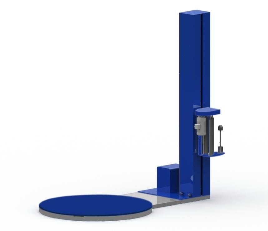 Паллетоупаковщик с моторизированной кареткой с престрейчем Hualian Machinery HL-1650