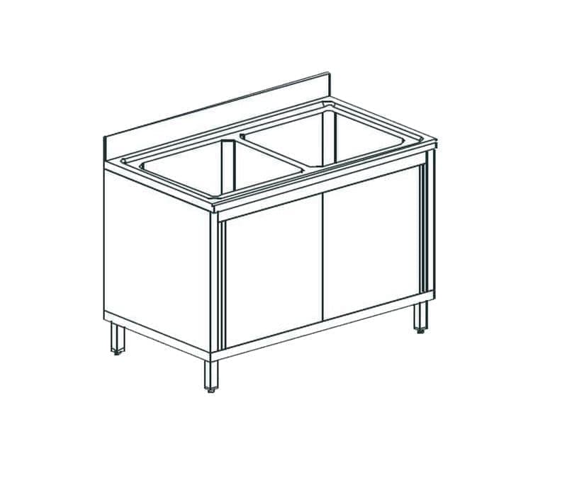 Ванна моечная Apach Chef Line L2S167-65SD